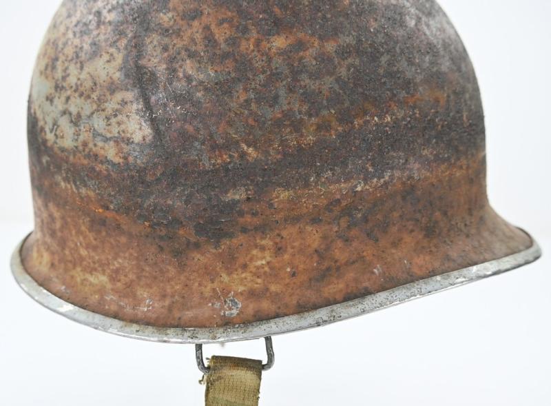US WW2 Salty Navy M1 Helmet