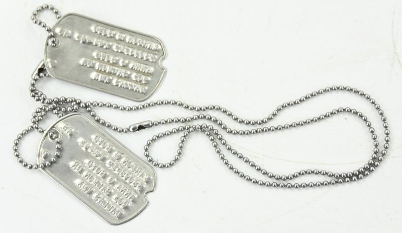 US WW2 Dog-Tag Set 'Marion E. Boyd'