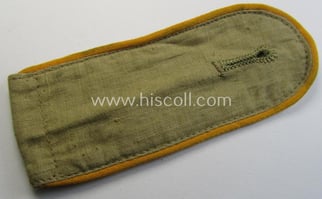 Single, WH (Luftwaffe) tropical-issued, EM-type-shoulderstrap as executed in...