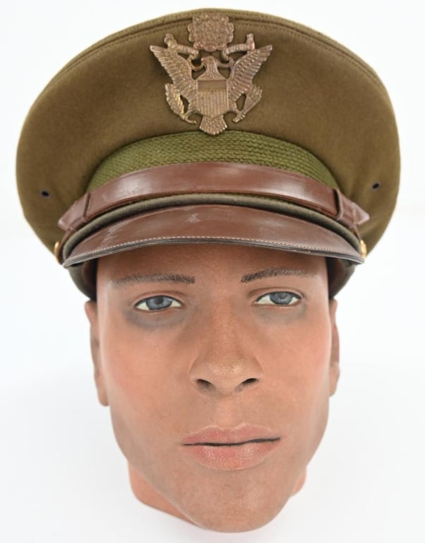 US WW2 Officer's Semi-Crusher Visor Cap