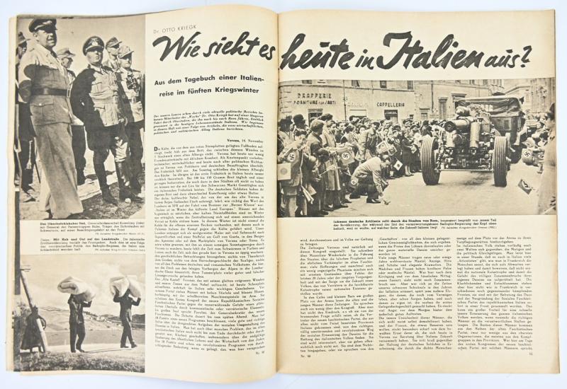 German Third Reich Magazine 'Die Woche' 1943