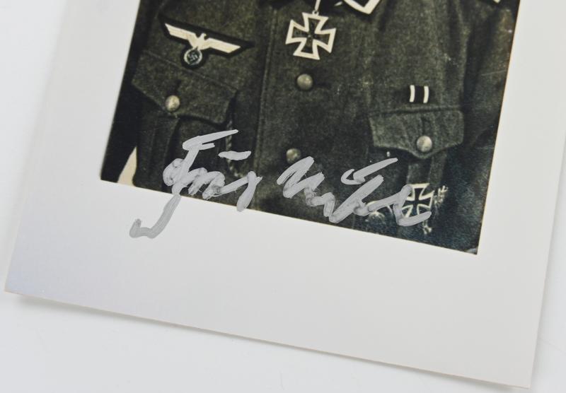 Signature of Wehrmacht Heer KC Recipient 'Kurt Nobel'