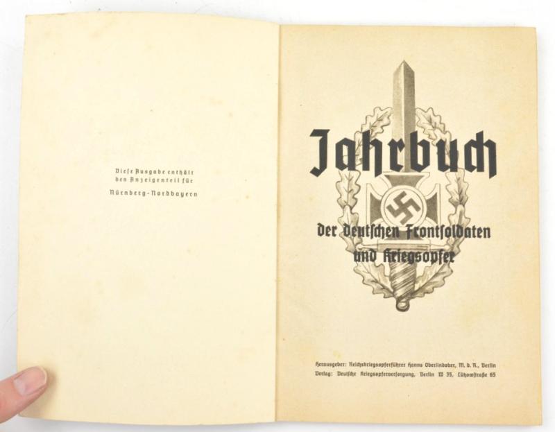 German NSKOV 1941 Yearbook