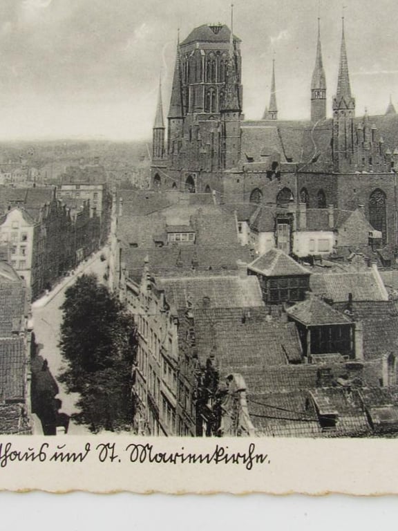 Third Reich era 'Danzig' Postcard