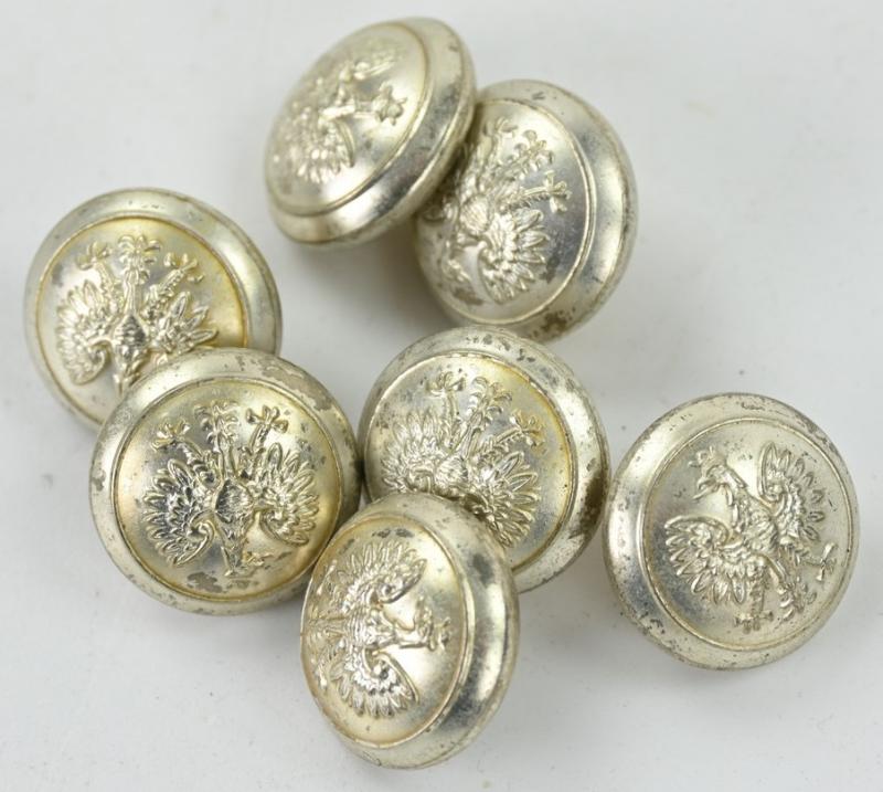 Polish WW2 Dress Button Set