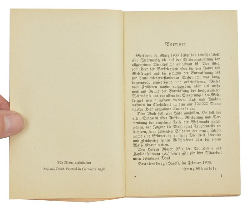 German Booklet 'Die Deutsche Wehrmacht'