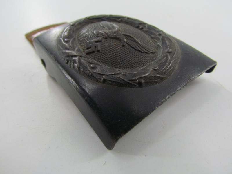 Luftwaffe steel belt buckle by F.W. Assmann & Söhne