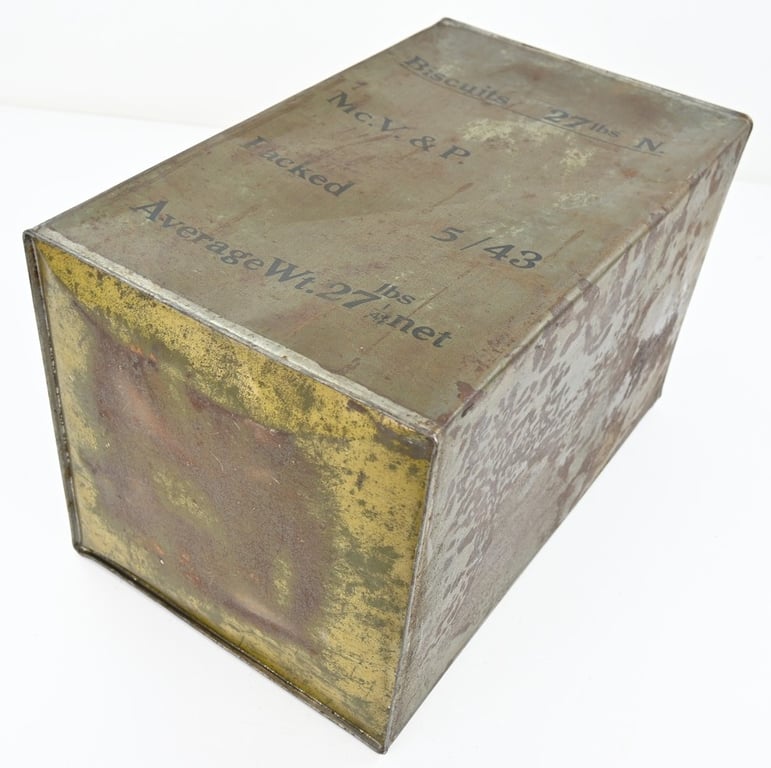 british WW2 Ration Box of Biscuits 1943