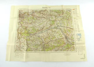 Deutsche Heereskarte Sonderausgabe 1.3 1940 Paris East