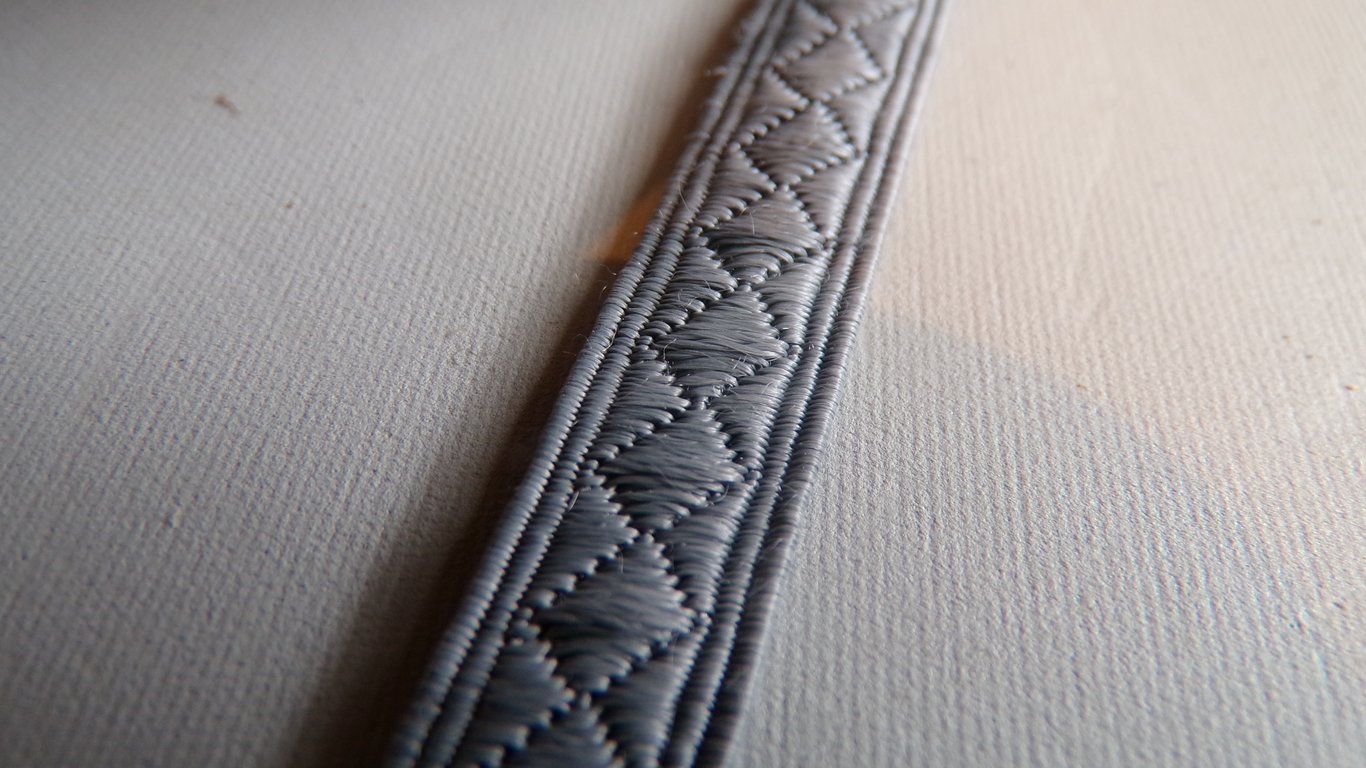 German Army Subdued NCO Collar & Shoulder Board Tresse