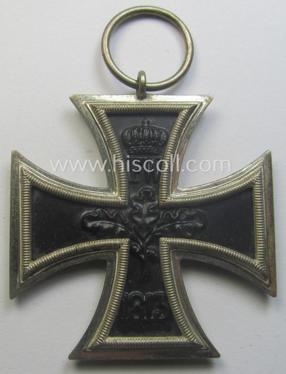 WWI-period: 'Eisernes Kreuz II. Klasse' (being a fully untouched and unmarked example that comes with its long-sized ribbon ie. 'Bandabschnitt')