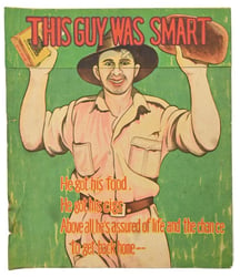 Japanese WW2 Propaganda Leaflet "That guy was Smart'