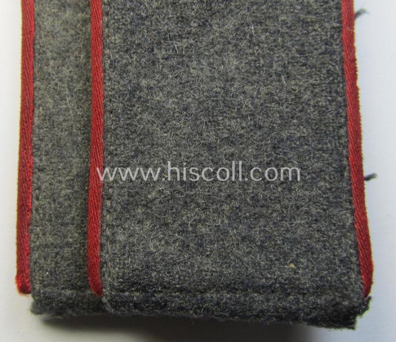 Attractive - and fully matching! - pair of WH (Luftwaffe), enlisted-mens'-type shoulderstraps as was intended for - and clearly used by! - a: 'Soldat eines Flakartillerie-Regiments o. Abteilungs'