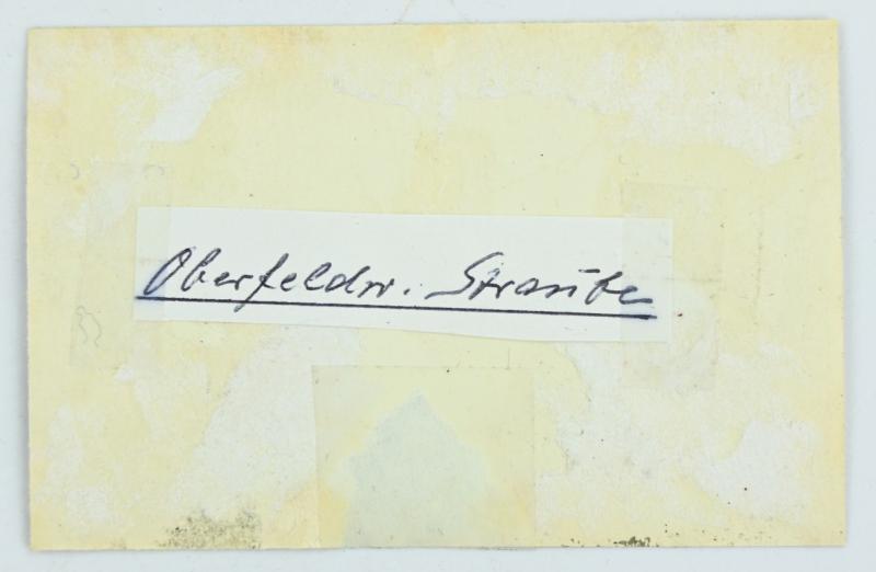 German WH Knight's Cross Awarded Picture 'Oberfeldwebel George Straube'