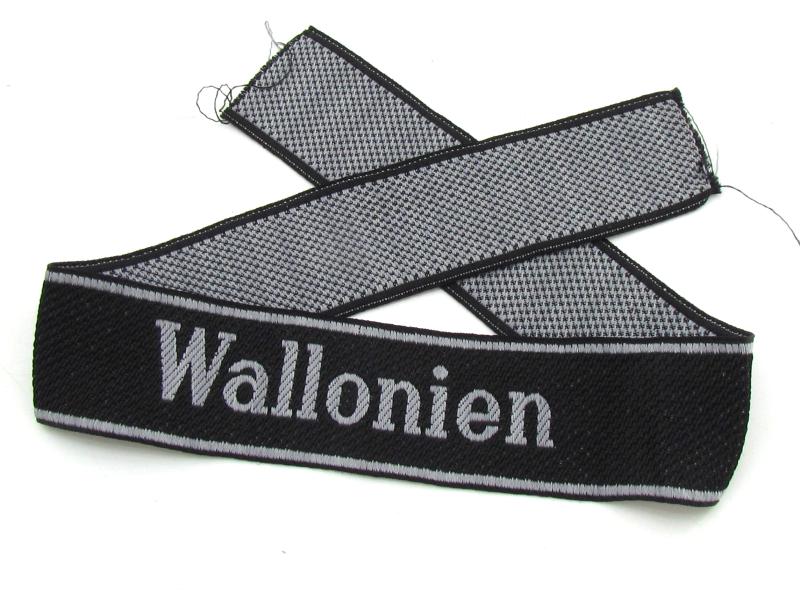 Waffen SS "Wallonien" BeVo Cufftitle