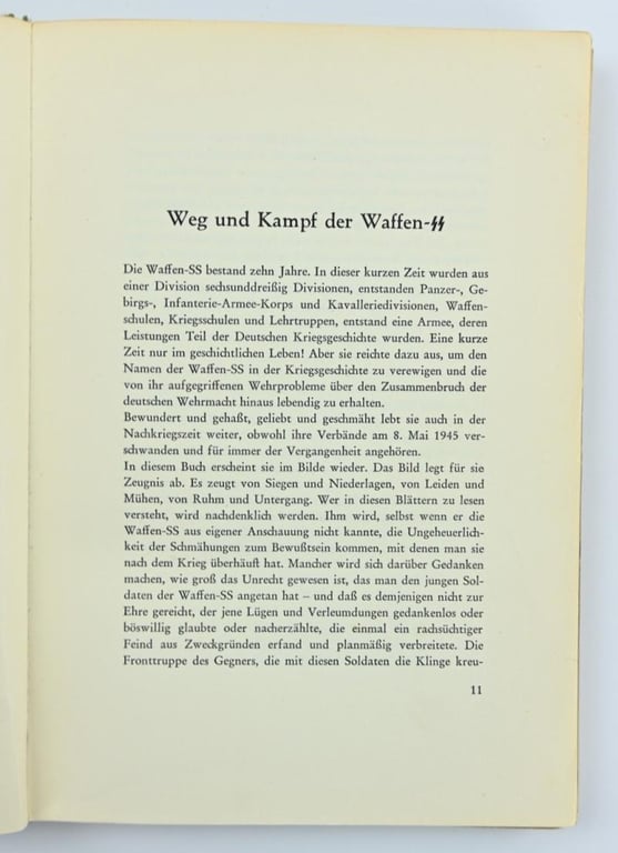 German Book 'Waffen-SS im Bild'