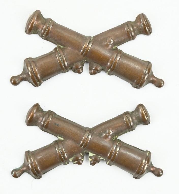 Dutch Pre-WW2 Collar Tab Insignia 'Artillerie'