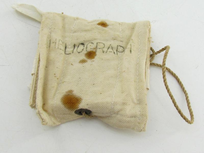 British WWII RAF 1941 Pat Emergency Heliograph in Issue Pouch