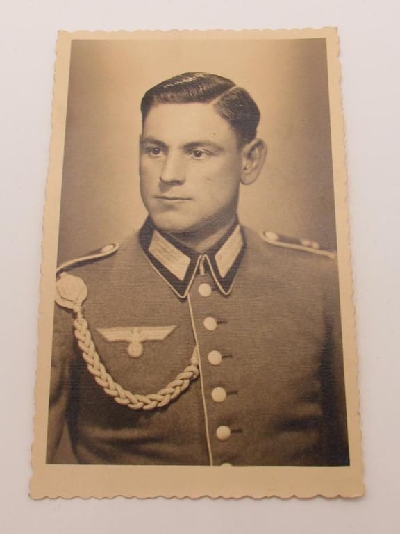 Portrait Photo of a Wehrmacht Soldier