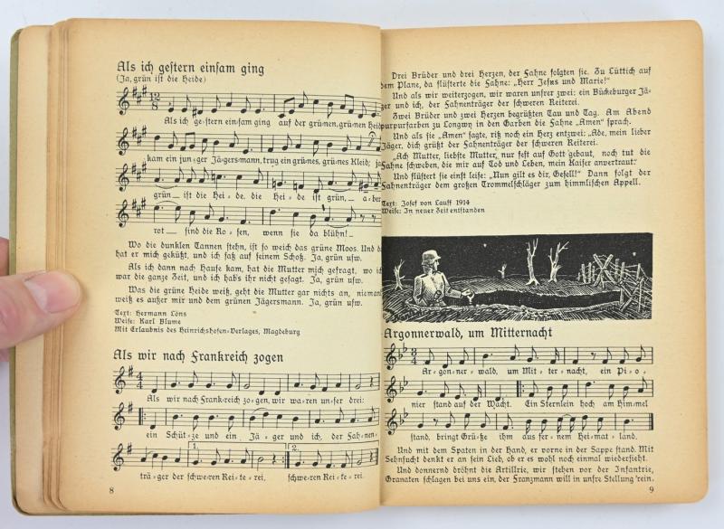 German NSDAP Songbook '7. Armeekorps'