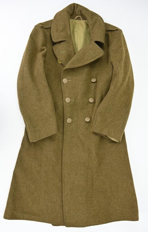 US WW2 Wool Melton Overcoat