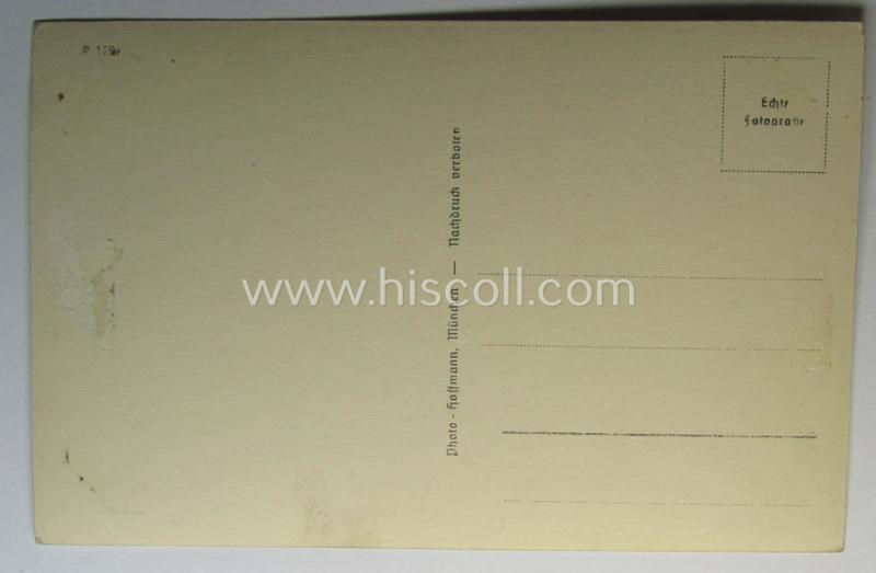 Period picture-postcard originating from the famous 'Hoffmann'-Knights'-Cross bearers- (ie. 'Ritterkreuzträger'-) series depicting the famous WH (Heeres ie. Panzer) 'General der Panzertruppen' Balck