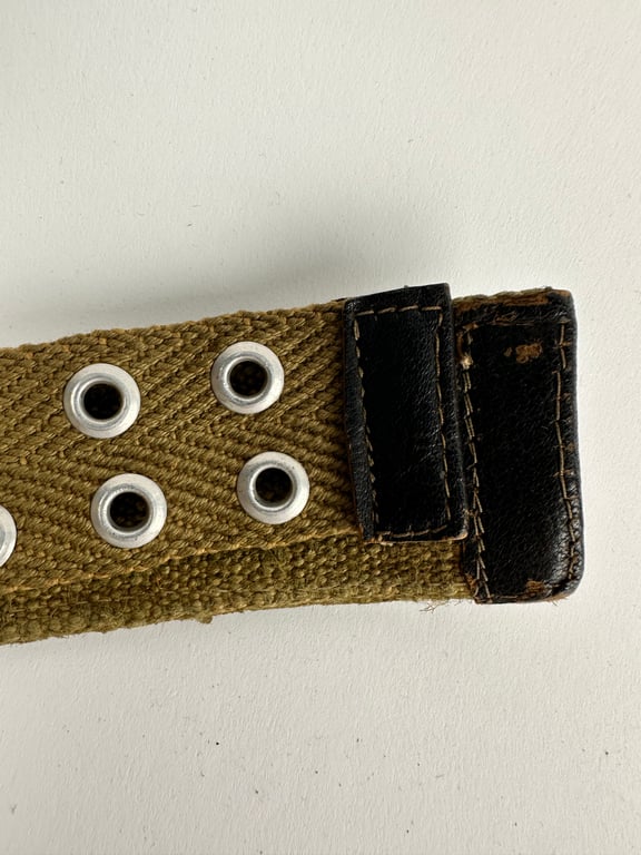 RARE Wehrmacht tropical ‘Afrikakorps’ belt by "E. Schneider"