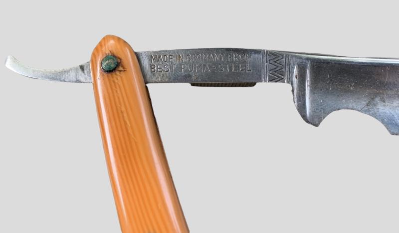 German WWII Puma Folding Razor