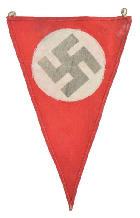 German Third Reich Swastika Pennant