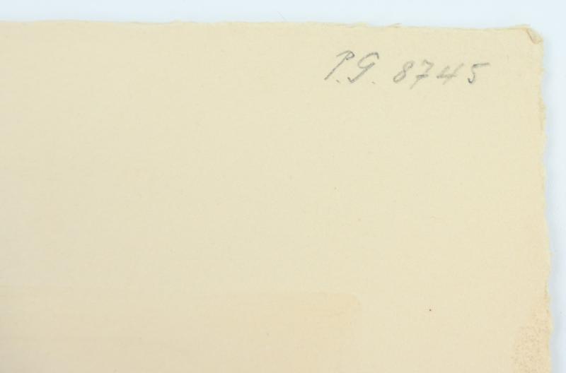 German Third Reich Litho 'Erich Raeder'