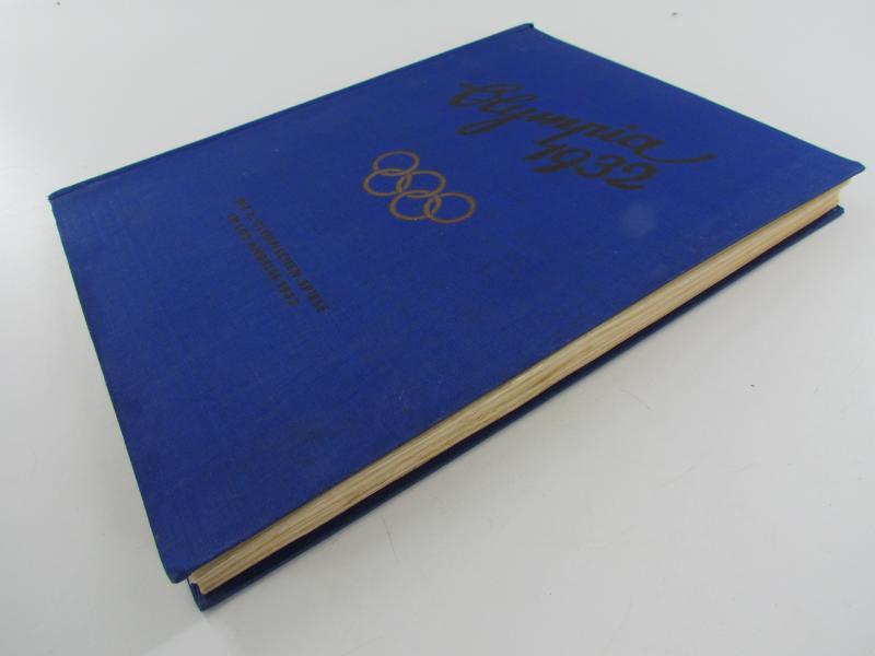 Olympia 1932 Hardbound Book Olympics Results