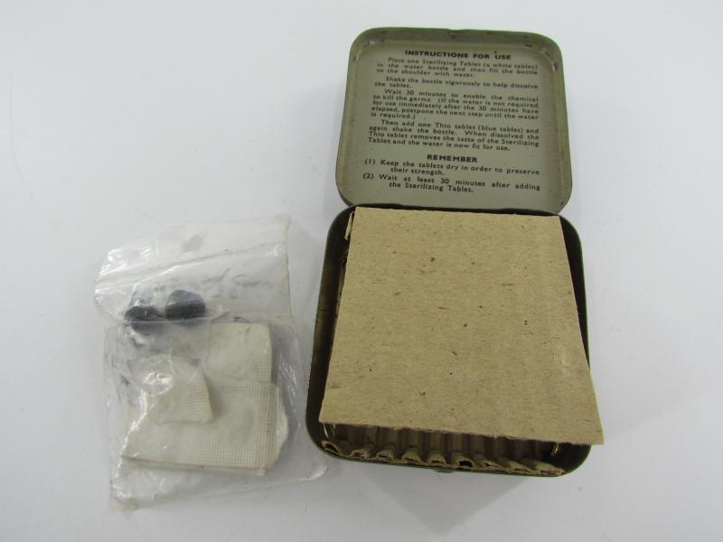 British WWII Water sterilizing outfit
