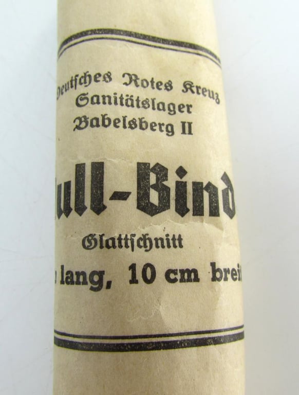 Deutsches Rotes Kreuz (DRK) bandage ( Mull-Binde )
