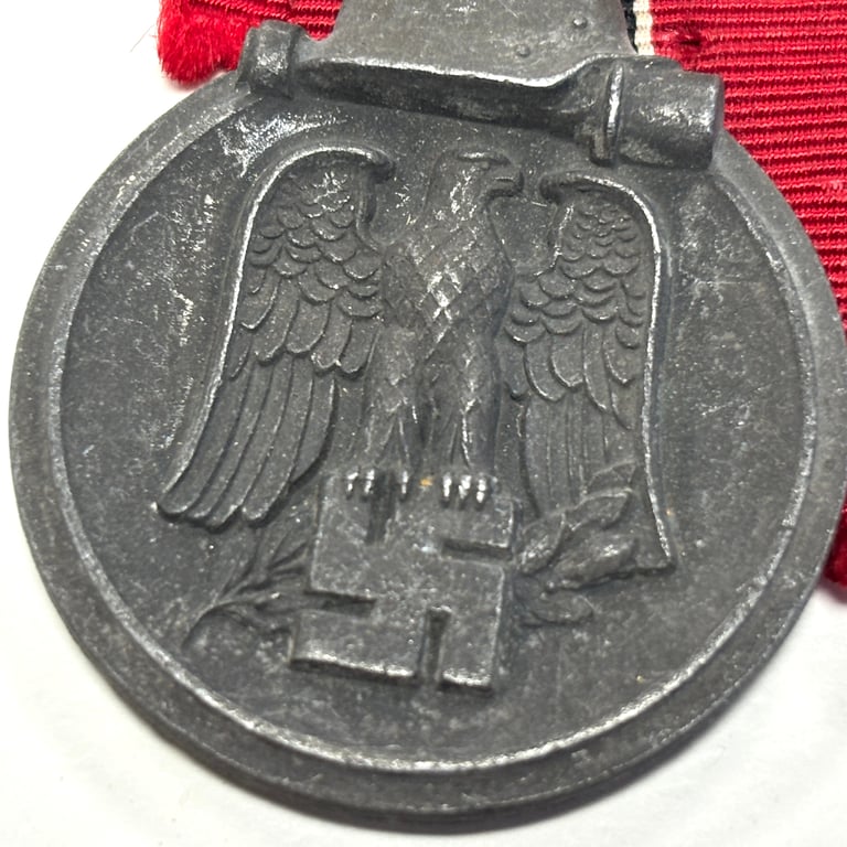 Eastern Front Medal & Ribbon "Unreadable Marked"
