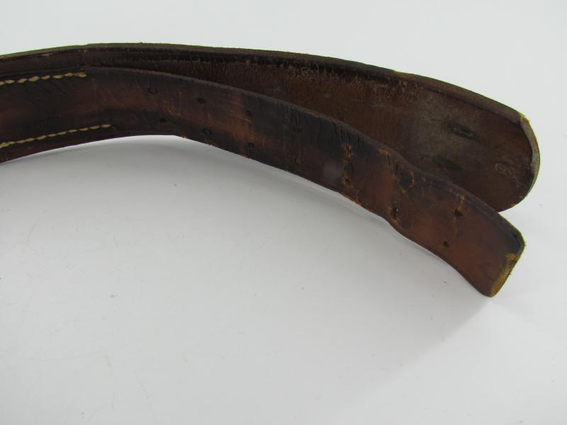 German Leather Equipment Belt.