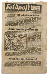 Allied WW2 Droppingsflyer 'Feldpost'