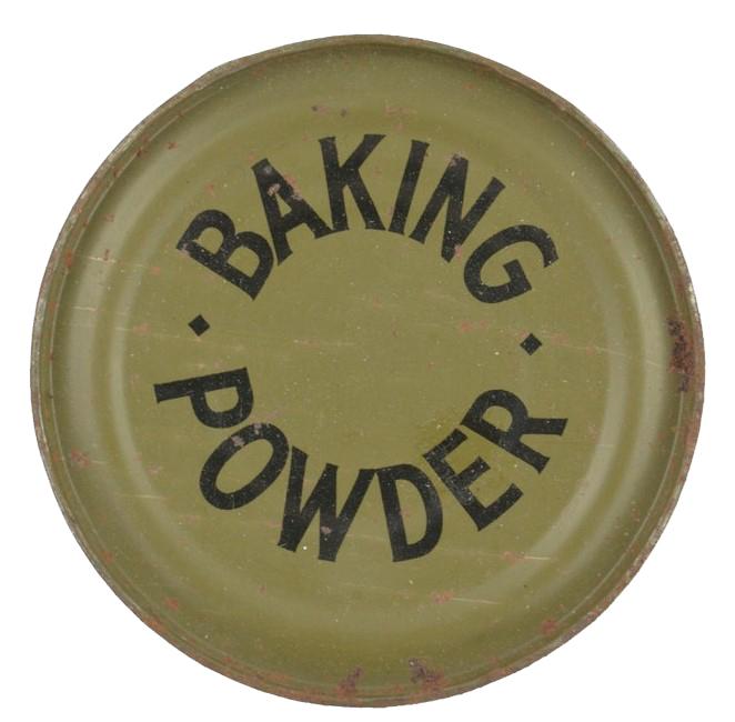 US WW2 Backing Powder Tin Can