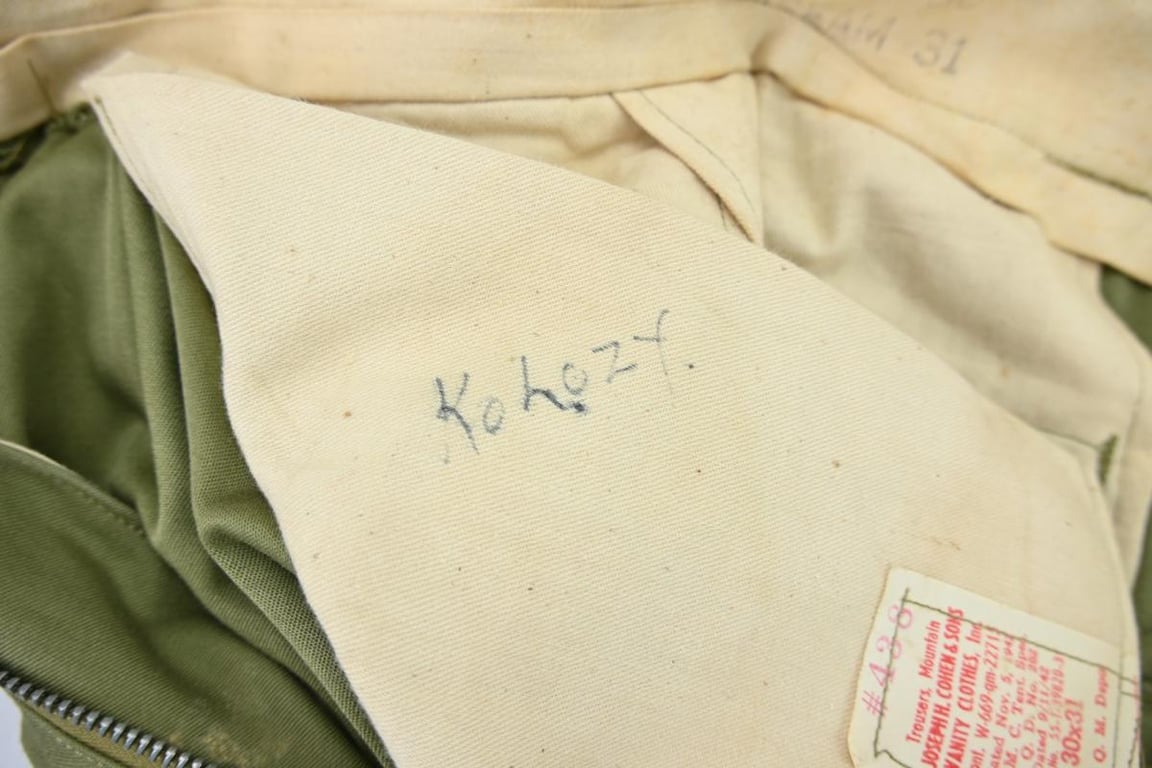 US WW2 10th Mountain Division Troops Trousers