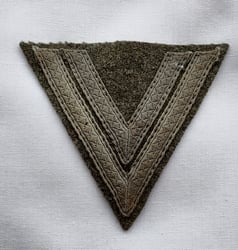 WH (Heeres) 'Armwinkel' (arm-chevron) as executed on typical...