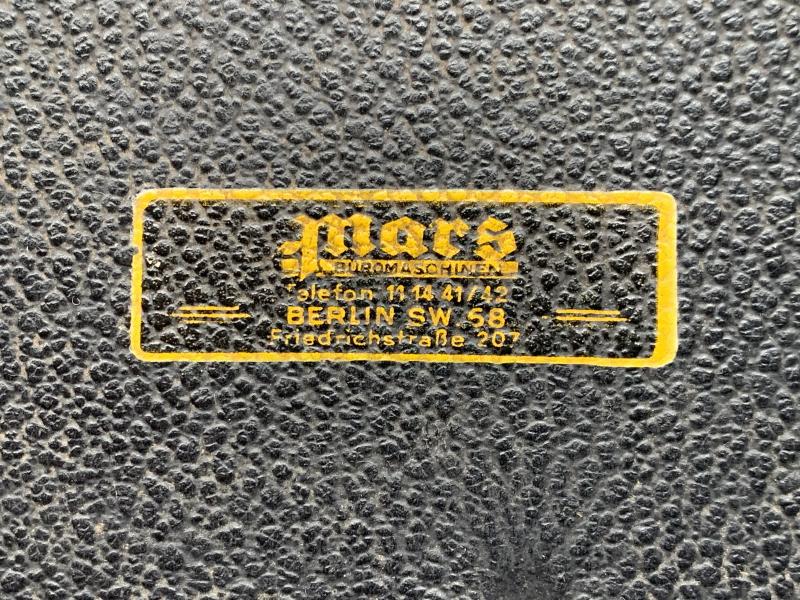 Waffen-SS Portable Typewriter -GROMA-