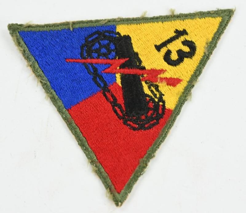 US WW2 13th Armored Division SSI