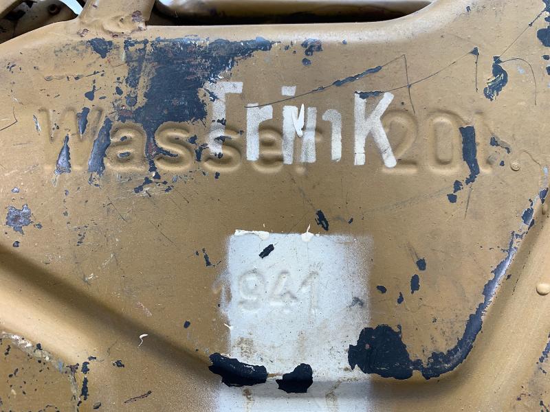 Wehrmacht (Heer) Jerrycan 'Wasser/Trink' -1941-