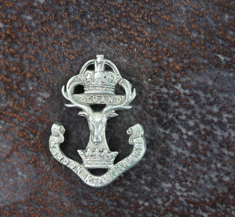 British WW2 Officer's Leather Sporran Gordon Highlanders