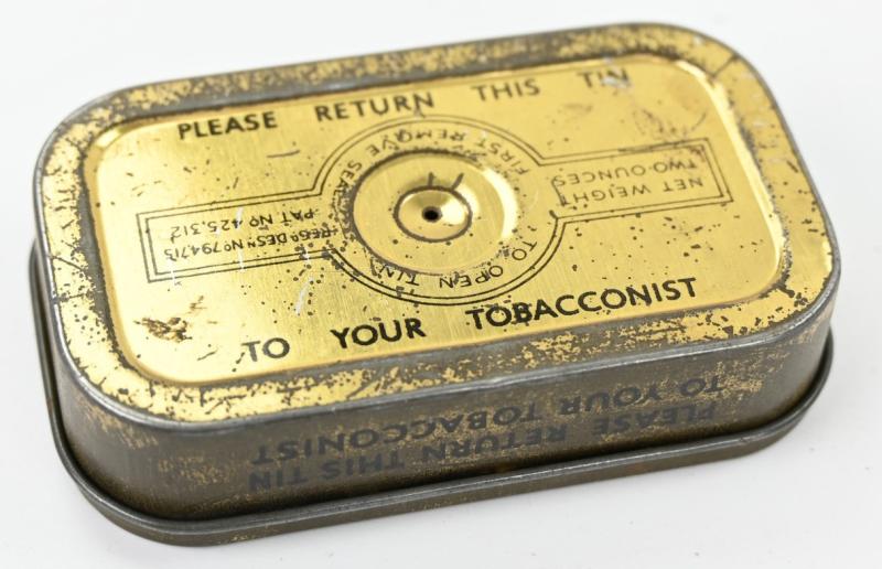 British WW2 Will's Cut Golden Bar Tabacco Tin box