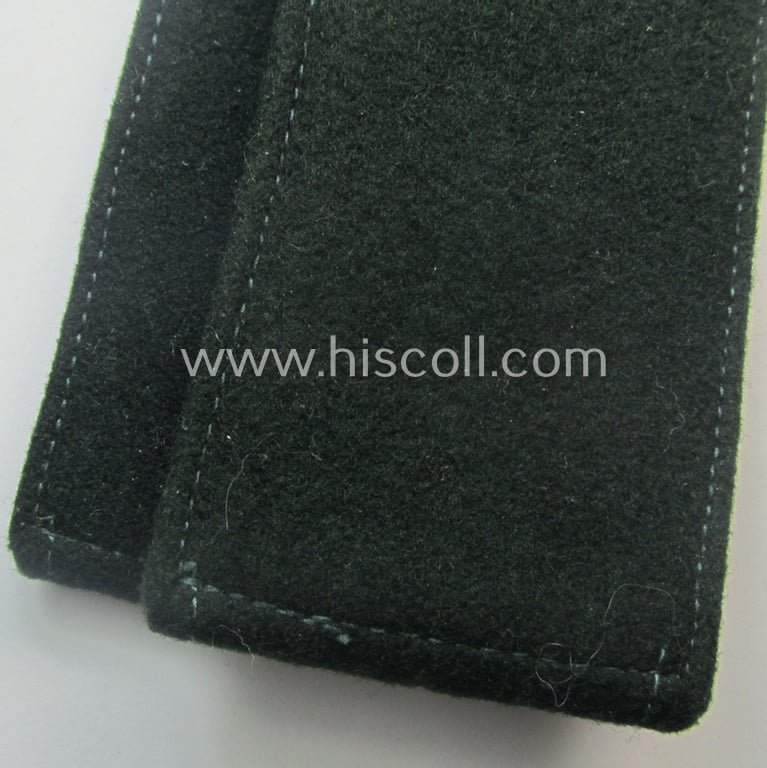 Interesting - and actually unusually seen! - 'generic' pair of pointed-styled 'M36- o. M40'-pattern, WH (Heeres) EM-type shoulderstraps: 'Soldat eines Infanterie-Rgts.'