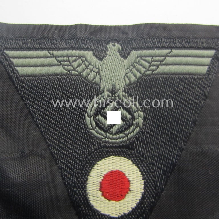 WH (Heeres) Panzer 'M43-pattern'-cap-eagle/cocarde (ie. cap-trapezoid or: 'Mützentrapez')