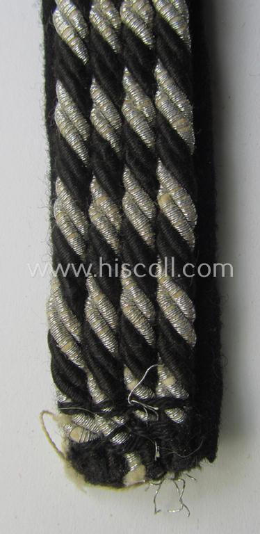 EM/NCO-pattern 'Allgemeine-SS'-shoulderboard as was intended for an SS-staff-member holding the rank of: 'SS-Mann bis SS-Stabsscharführer'