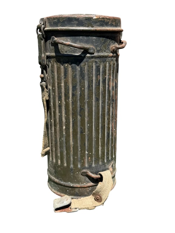 Camouflaged Gasmask Canister