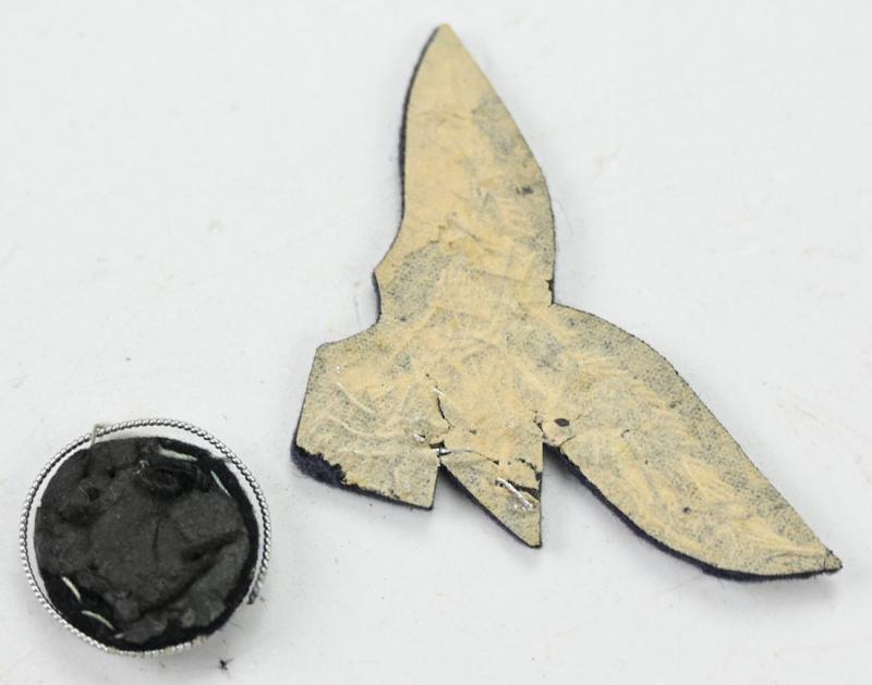 German LW Officer's Cap Insignia Set