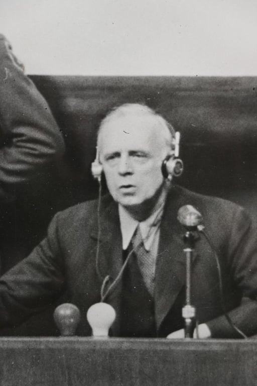 Allied Nuremberg War Trails Picture 'Joachim von Ribbentrop'
